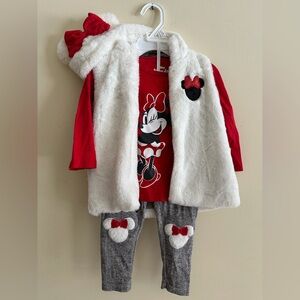 Disney Red and White Minnie Mouse Outfit